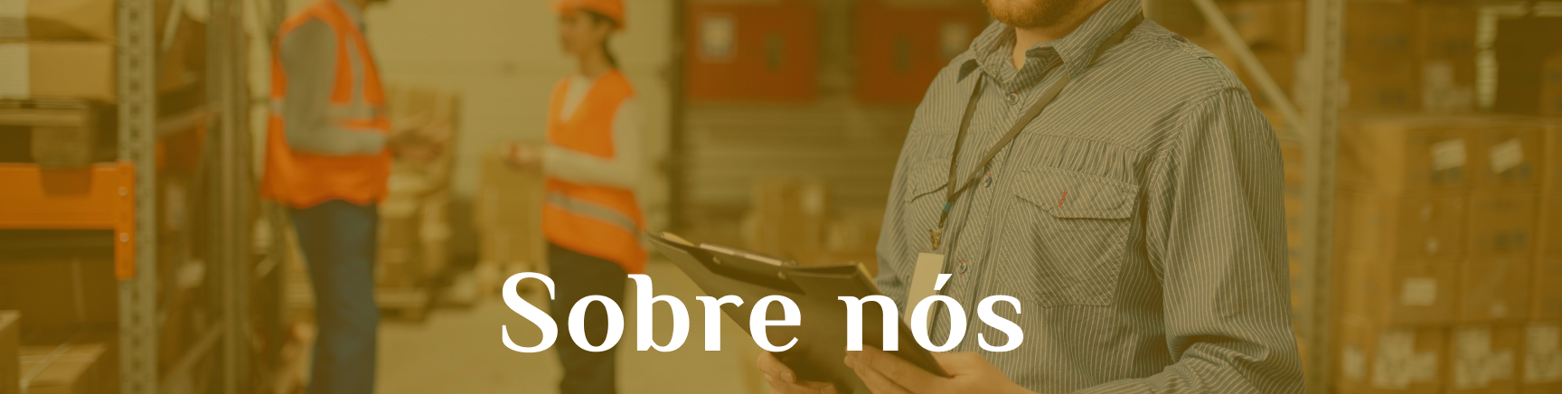 aviation service banner with a man and a woman using a tablet